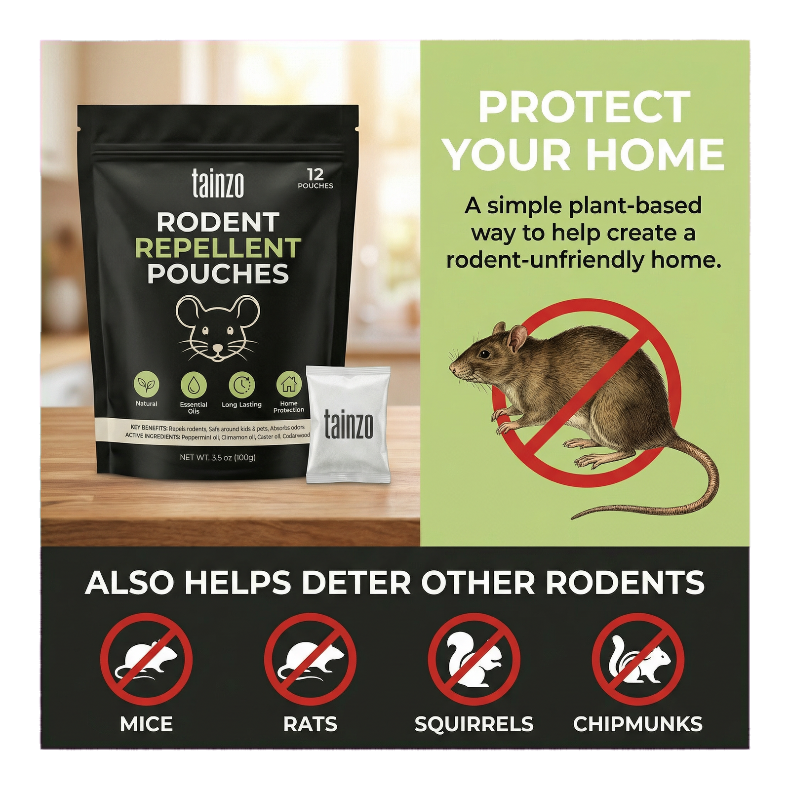 Rodent Repellent Pouches
